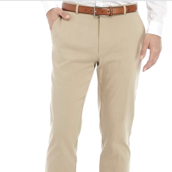 TOMMY HILFIGER TWILL CLASSIC PANTS (36W X 34L) - Picture 1 of 8